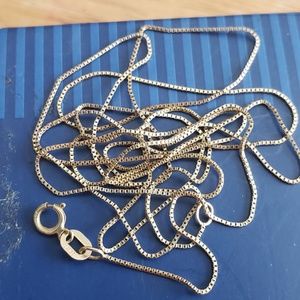 10k yellow gold box chain 30inch